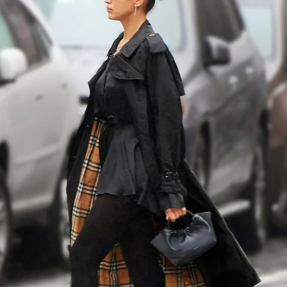 NEW DEMELLIER Mini Los Angeles Off White Smooth Leather Braid Tote Crossbody Bag - Picture 4 of 14